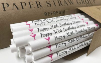 The Next Big Thing Personalised Paper Straws